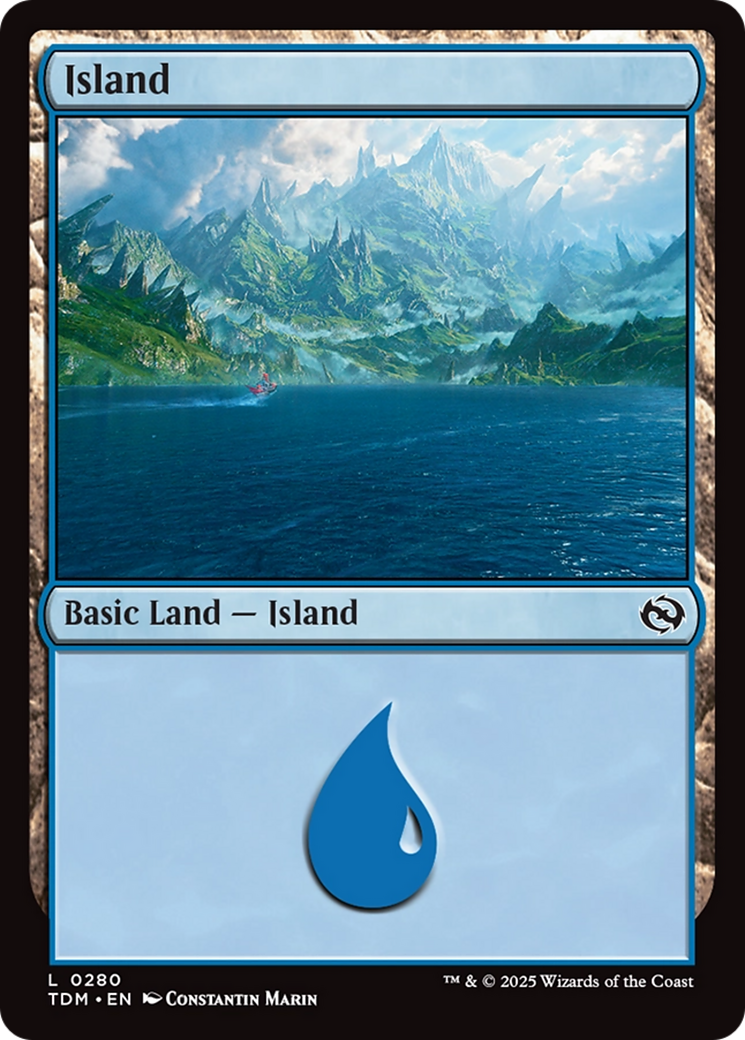 Island (0280) [Tarkir: Dragonstorm] | Exor Games Summserside