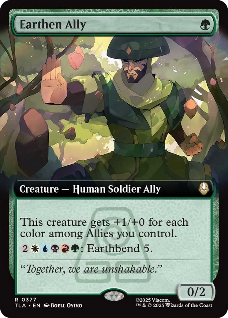 Earthen Ally (Extended Art) [Avatar: The Last Airbender] | Exor Games Summserside