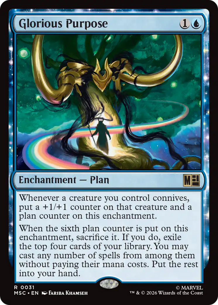 Glorious Purpose (Surge Foil) [Marvel Super Heroes Commander] | Exor Games Summserside