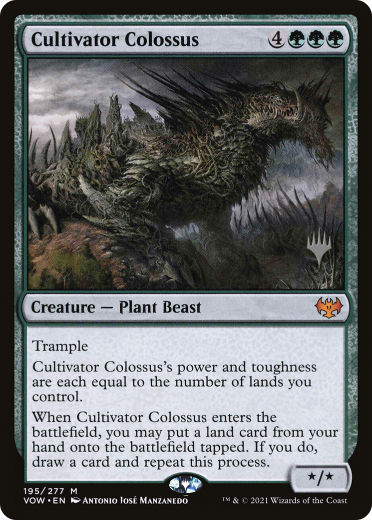 Cultivator Colossus Art Card [Innistrad Remastered Art Series] | Exor Games Summserside