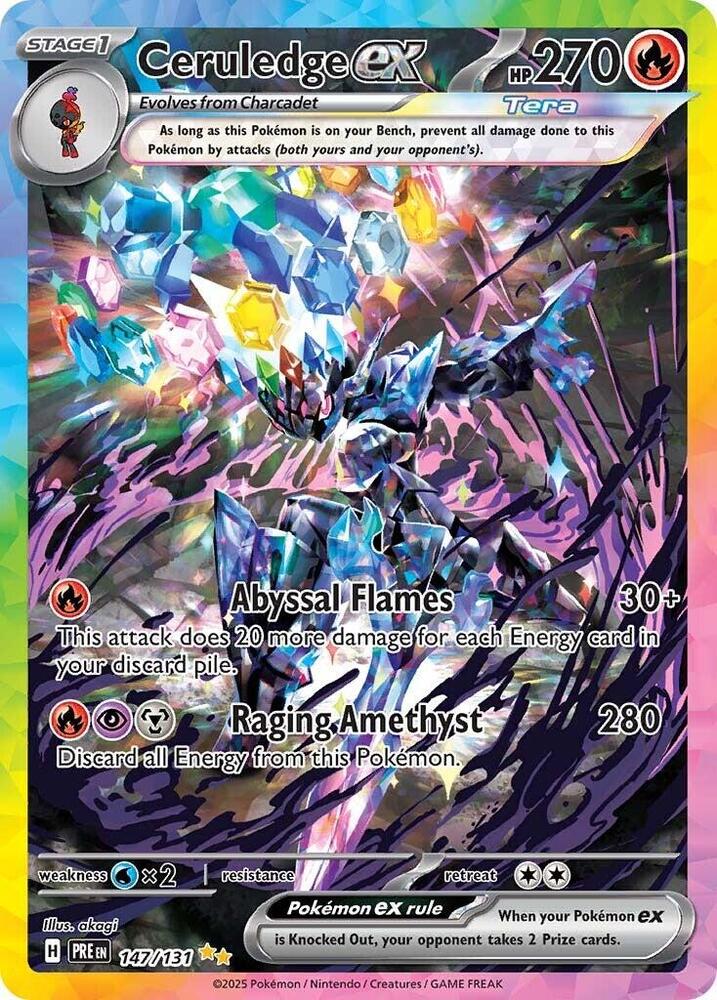 Ceruledge ex (147/131) [Scarlet & Violet: Prismatic Evolutions] | Exor Games Summserside