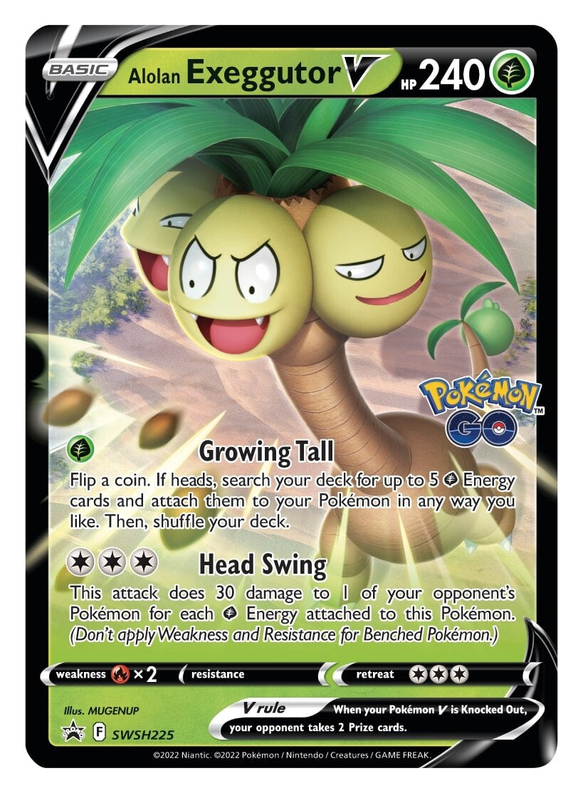 Alolan Exeggutor V (SWSH225) [Sword & Shield: Black Star Promos] | Exor Games Summserside