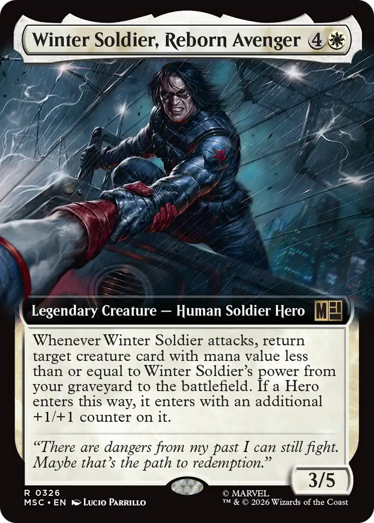 Winter Soldier, Reborn Avenger (Extended Art) [Marvel Super Heroes Commander] | Exor Games Summserside
