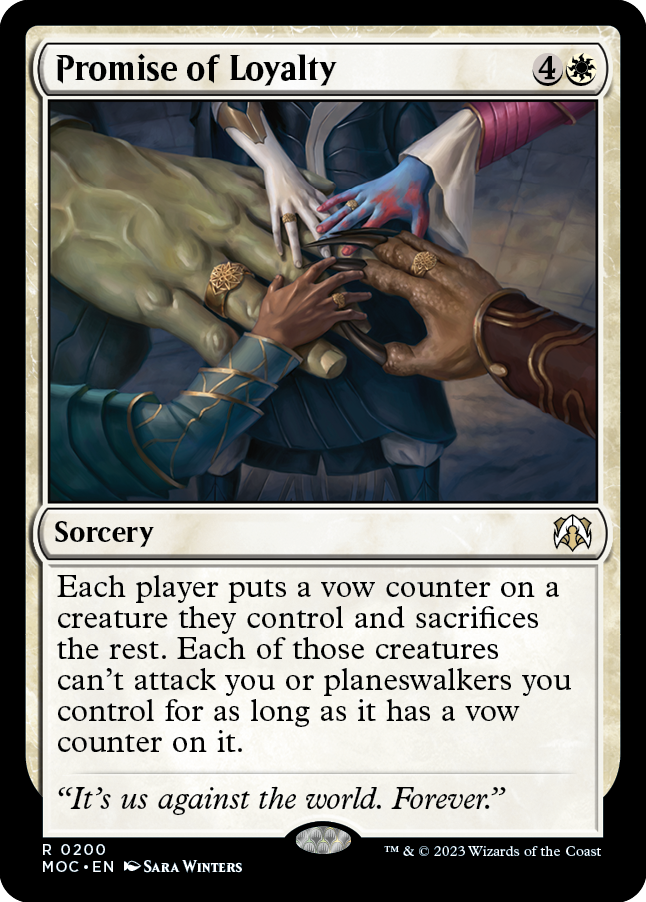 Promise of Loyalty [March of the Machine Commander] | Exor Games Summserside