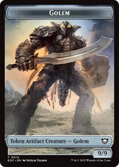 Gnome // Golem (0014) Double-Sided Token [Edge of Eternities Commander Tokens] | Exor Games Summserside