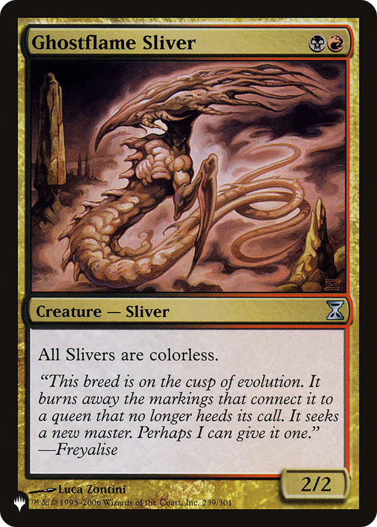 Ghostflame Sliver [The List] | Exor Games Summserside