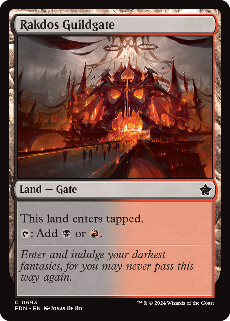 Rakdos Guildgate [Foundations] | Exor Games Summserside