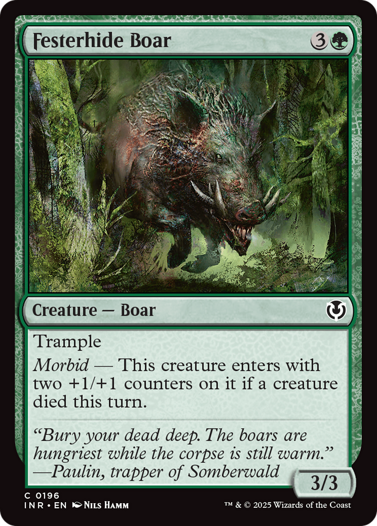 Festerhide Boar [Innistrad Remastered] | Exor Games Summserside