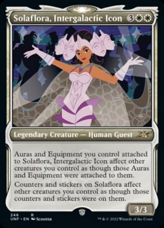Solaflora, Intergalactic Icon (Showcase) [Unfinity] | Exor Games Summserside