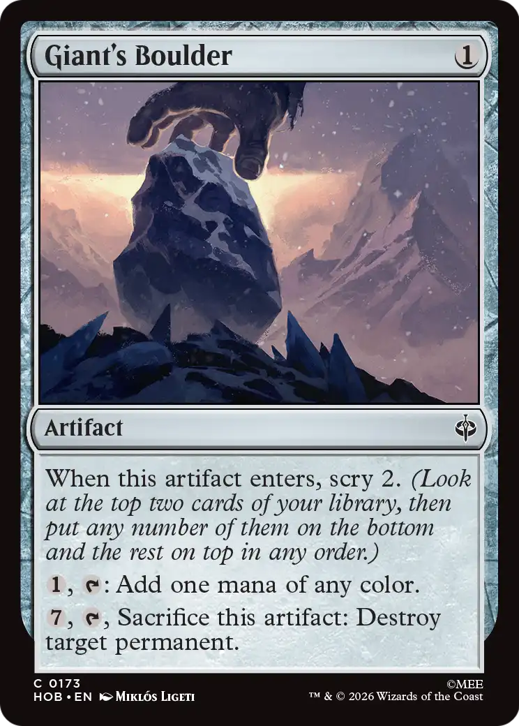 Giant's Boulder [The Hobbit] | Exor Games Summserside