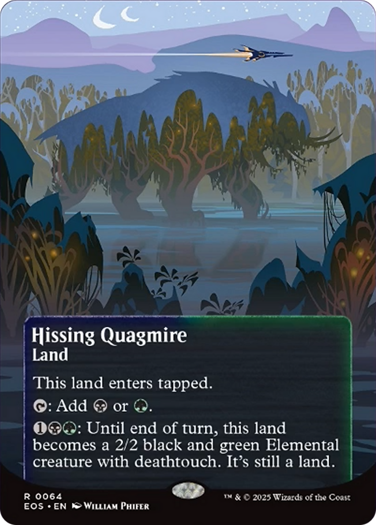 Hissing Quagmire (0064) (Borderless) [Edge of Eternities: Stellar Sights] | Exor Games Summserside