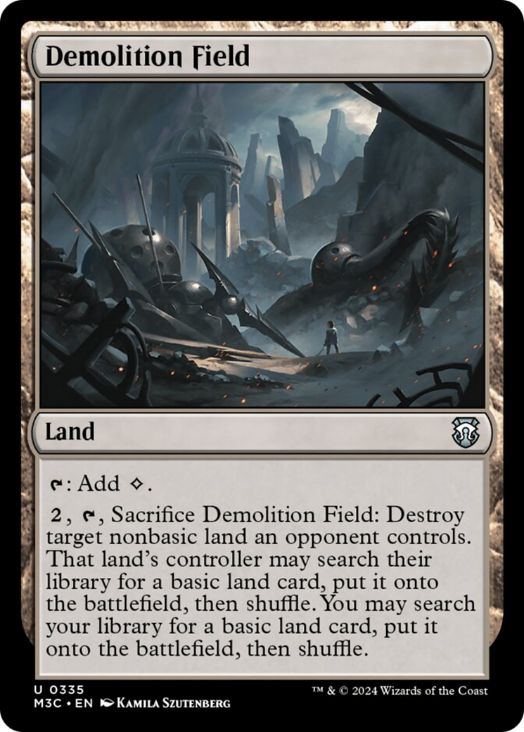 Demolition Field (Ripple Foil) [Modern Horizons 3 Commander] | Exor Games Summserside