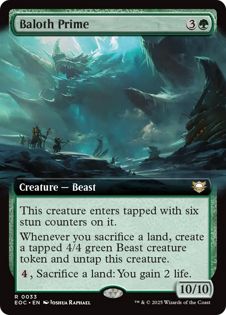 Baloth Prime (Extended Art) [Edge of Eternities Commander] | Exor Games Summserside