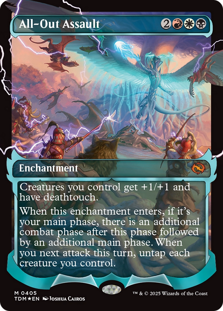 All-Out Assault (Showcase) [Tarkir: Dragonstorm] | Exor Games Summserside