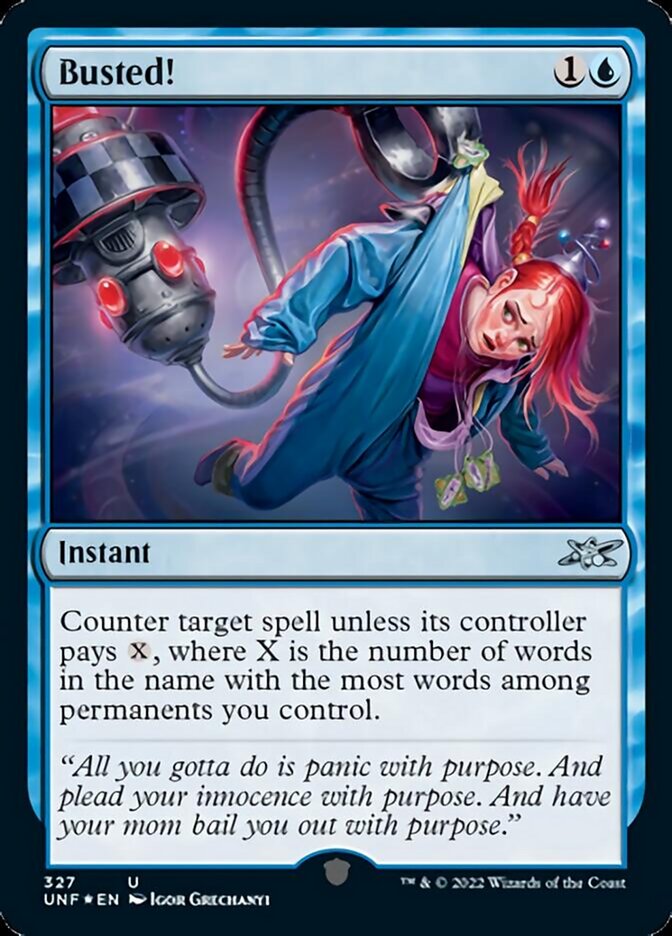 Busted! (Galaxy Foil) [Unfinity] | Exor Games Summserside