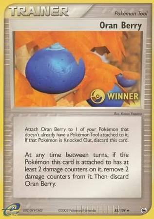 Oran Berry (85/109) (Winner) [EX: Ruby & Sapphire] | Exor Games Summserside