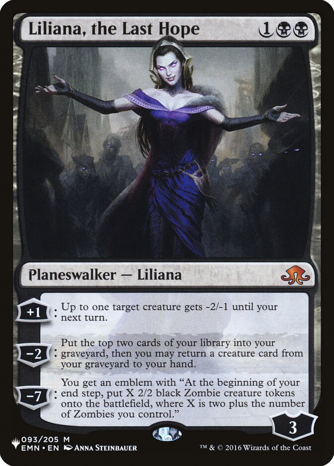 Liliana, the Last Hope [The List] | Exor Games Summserside