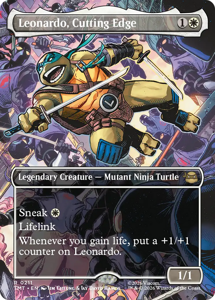 Leonardo, Cutting Edge (Borderless) [Teenage Mutant Ninja Turtles] | Exor Games Summserside