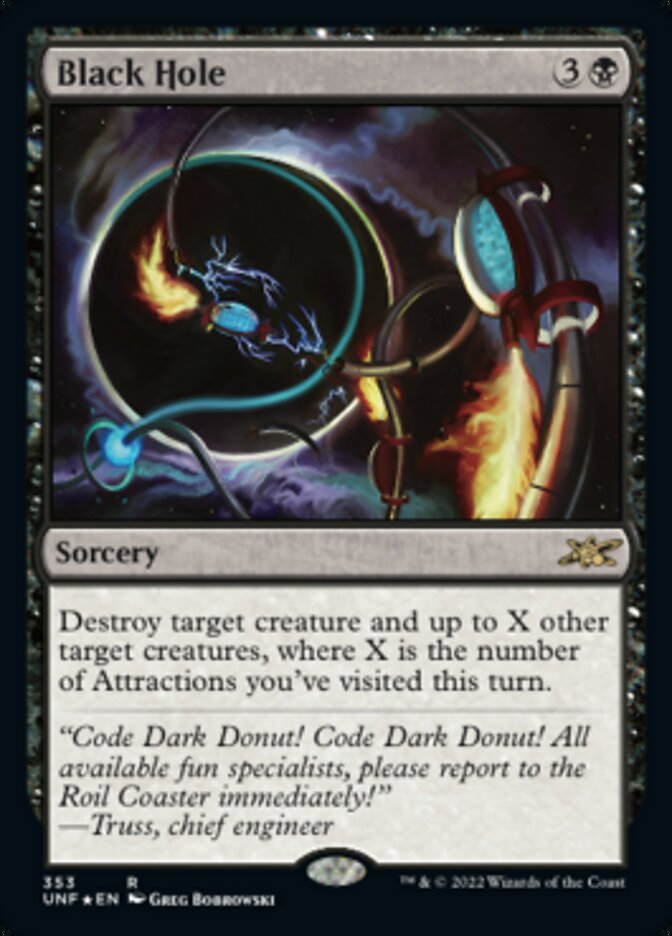 Black Hole (Galaxy Foil) [Unfinity] | Exor Games Summserside