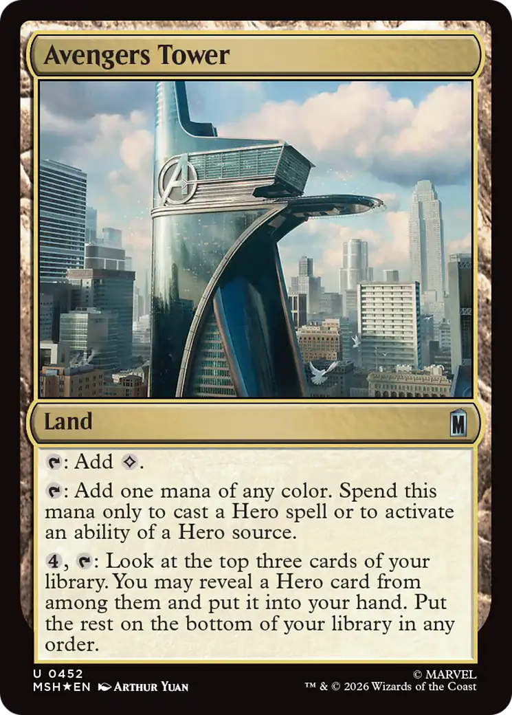 Avengers Tower (Surge Foil) [Marvel Super Heroes] | Exor Games Summserside