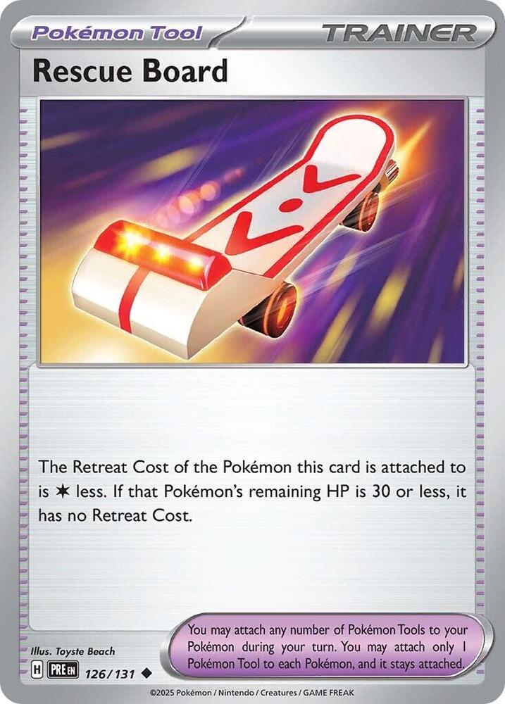 Rescue Board (126/131) [Scarlet & Violet: Prismatic Evolutions] | Exor Games Summserside
