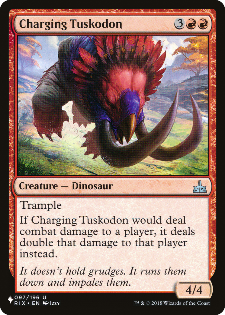 Charging Tuskodon [The List] | Exor Games Summserside