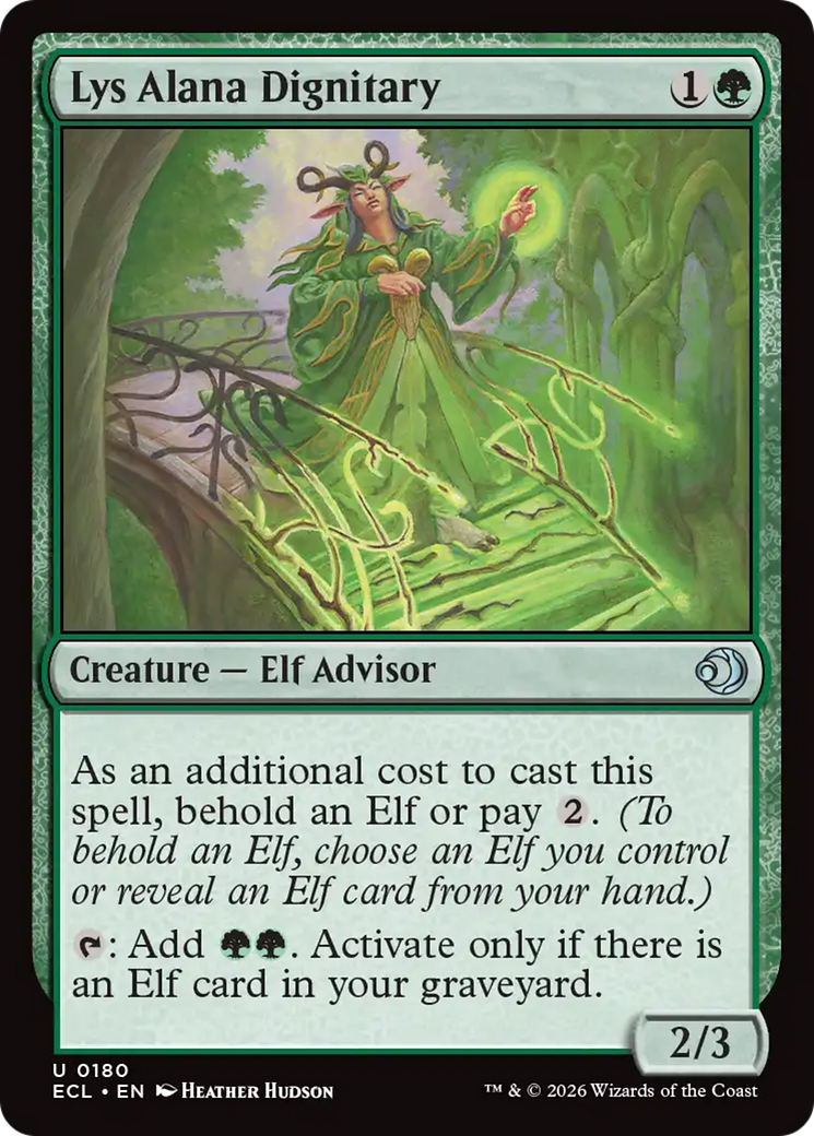 Lys Alana Dignitary [Lorwyn Eclipsed] | Exor Games Summserside