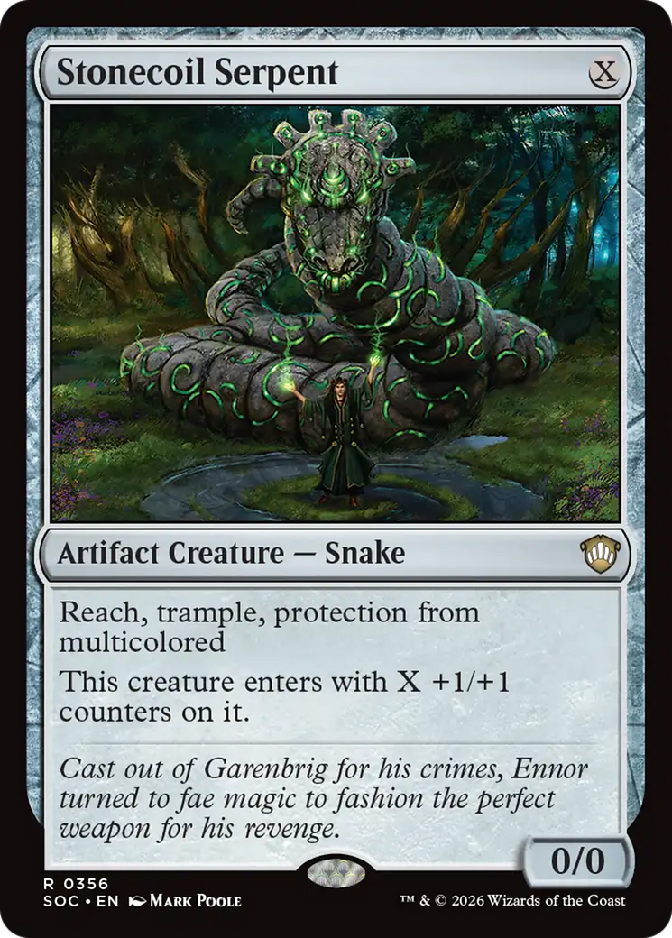 Stonecoil Serpent [Secrets of Strixhaven Commander] | Exor Games Summserside