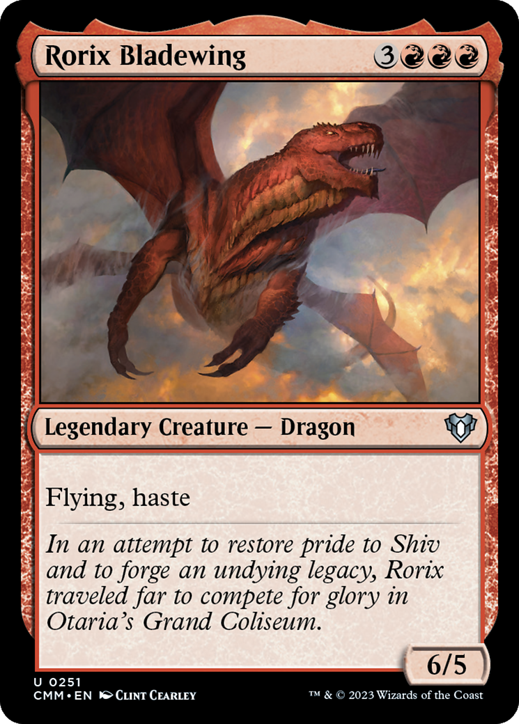 Rorix Bladewing [Commander Masters] | Exor Games Summserside