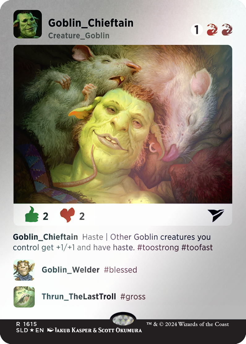 Goblin Chieftain (Rainbow Foil) [Secret Lair Drop Series] | Exor Games Summserside