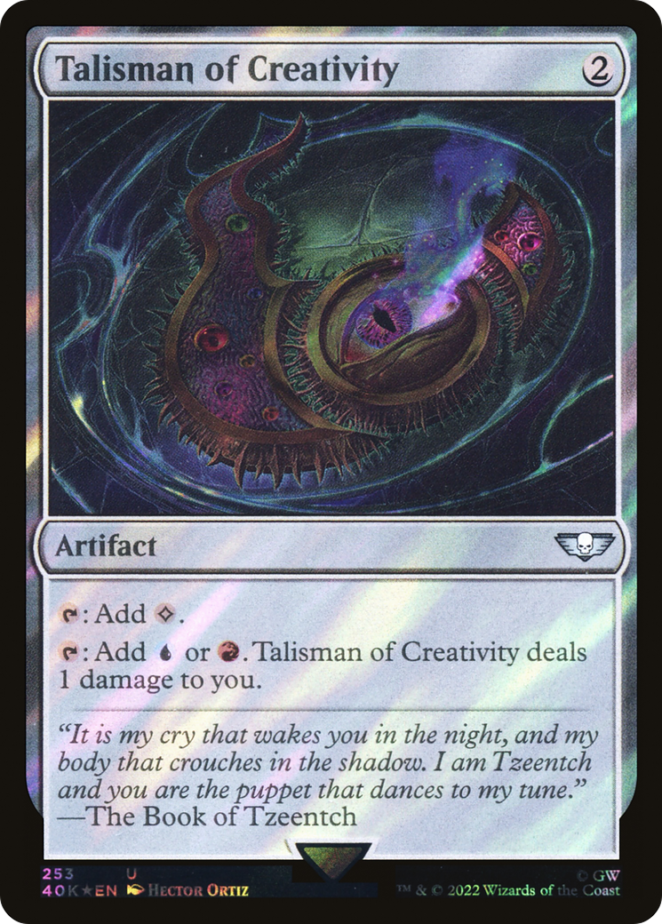 Talisman of Creativity (Surge Foil) [Marvel Super Heroes Commander] | Exor Games Summserside
