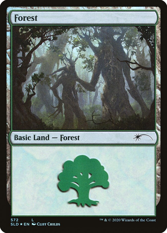 Forest (Tree Hugging) (572) [Secret Lair Drop Promos] | Exor Games Summserside