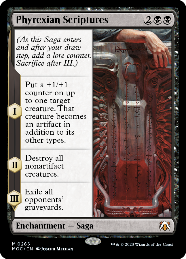 Phyrexian Scriptures [March of the Machine Commander] | Exor Games Summserside
