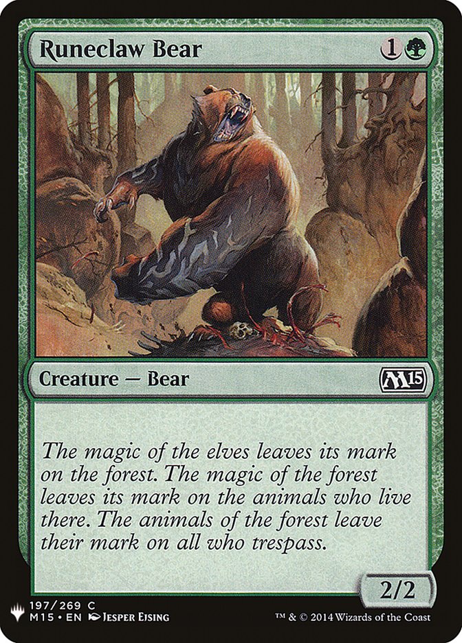 Runeclaw Bear [Mystery Booster] | Exor Games Summserside