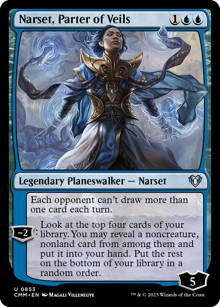 Narset, Parter of Veils [Commander Masters] | Exor Games Summserside