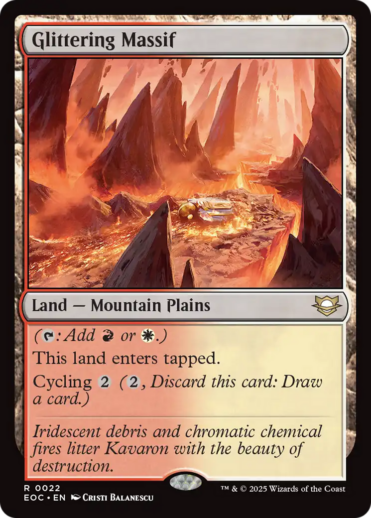 Glittering Massif [Edge of Eternities Commander] | Exor Games Summserside