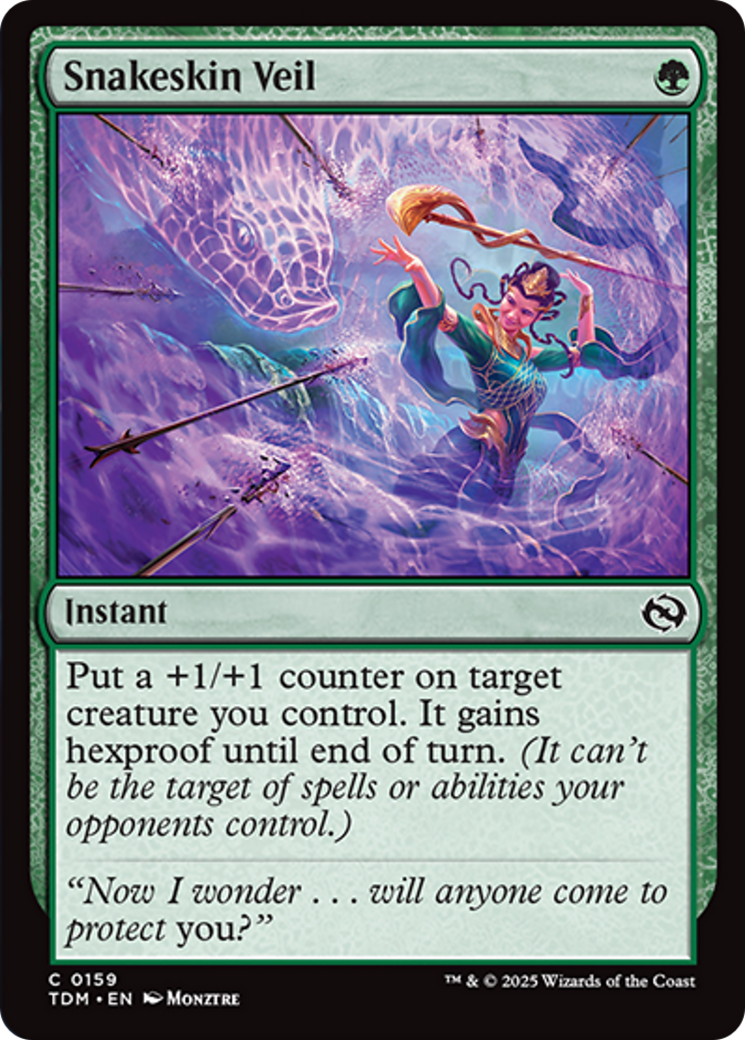 Snakeskin Veil [Tarkir: Dragonstorm] | Exor Games Summserside