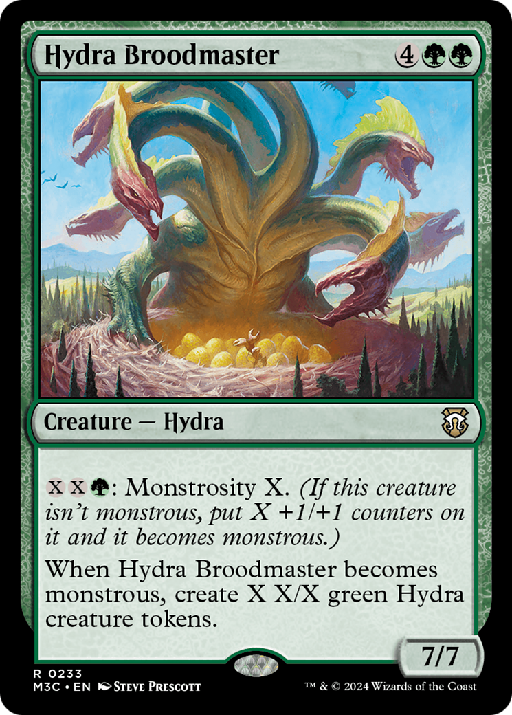 Hydra Broodmaster (Ripple Foil) [Modern Horizons 3 Commander] | Exor Games Summserside