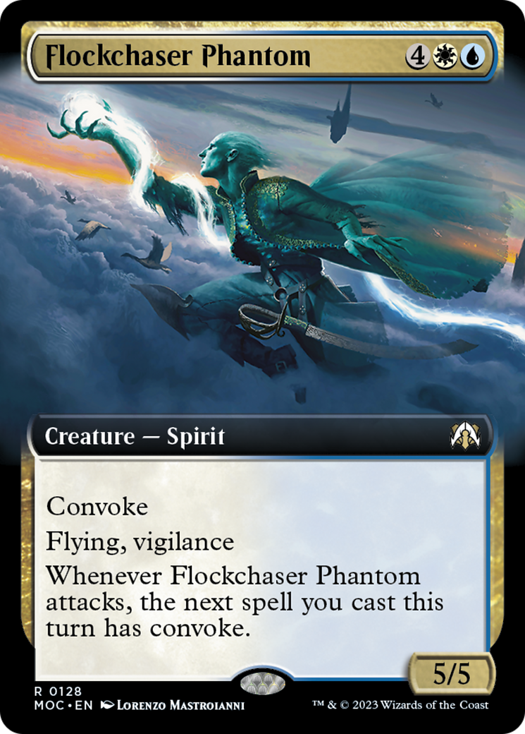 Flockchaser Phantom (Extended Art) [March of the Machine Commander] | Exor Games Summserside