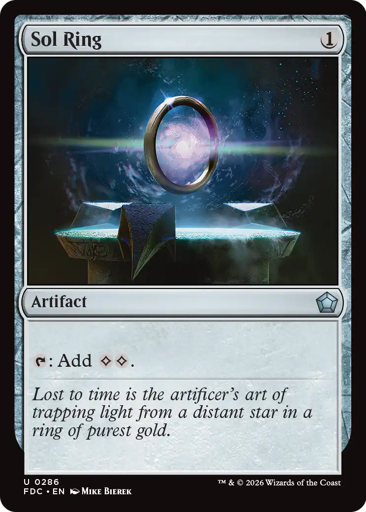 Sol Ring (0286) [Foundations Commander] | Exor Games Summserside