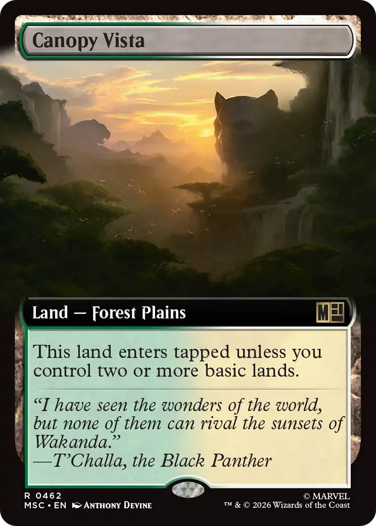 Canopy Vista (Extended Art) [Marvel Super Heroes Commander] | Exor Games Summserside