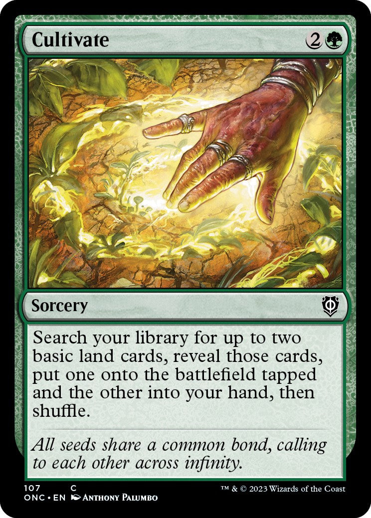 Cultivate [Phyrexia: All Will Be One Commander] | Exor Games Summserside