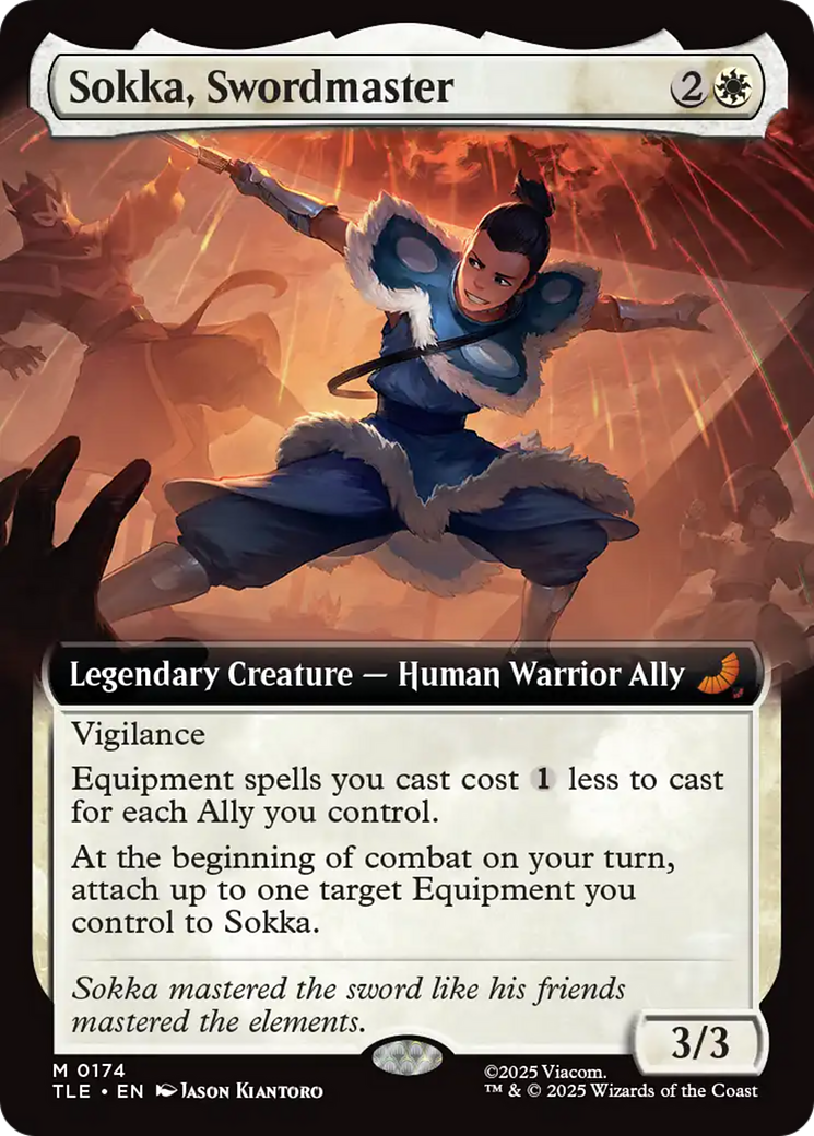 Sokka, Swordmaster (Extended Art) [Avatar: The Last Airbender: Eternal-Legal] | Exor Games Summserside