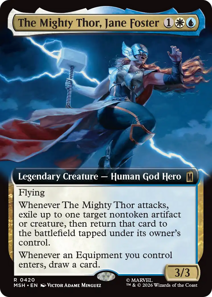 The Mighty Thor, Jane Foster (Extended Art) [Marvel Super Heroes] | Exor Games Summserside