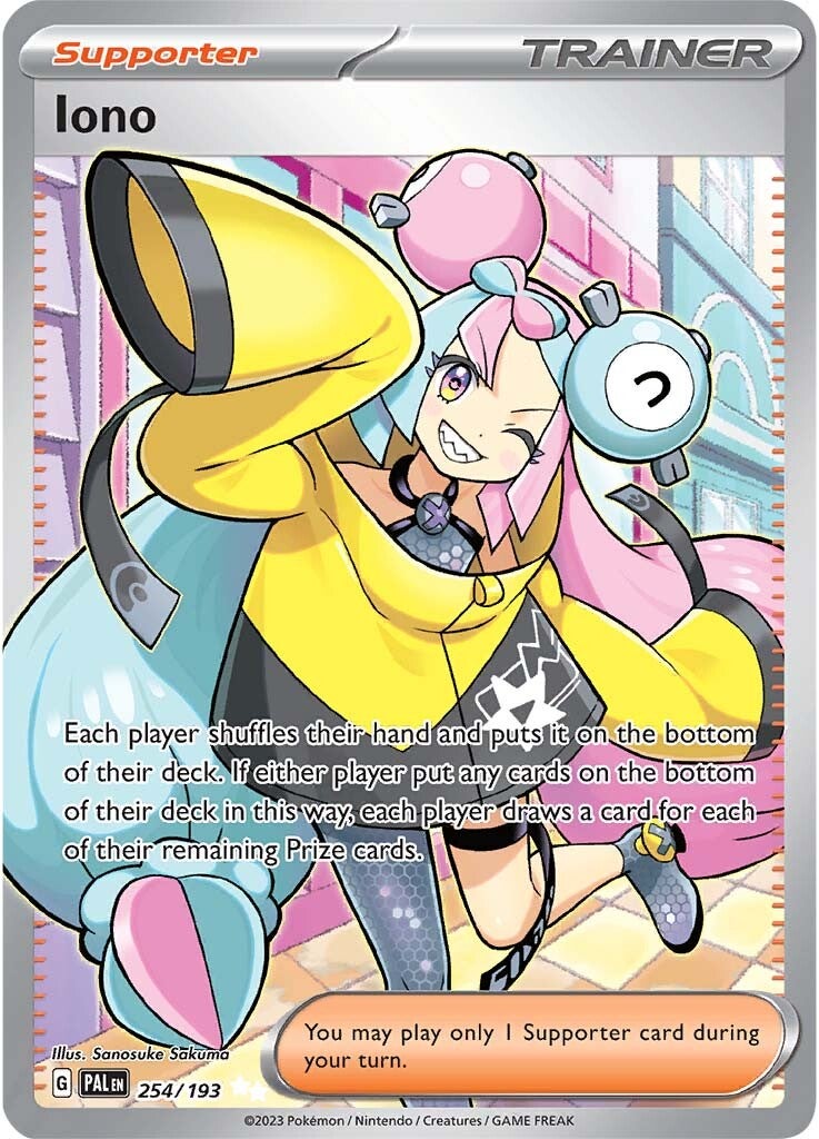 Iono (254/193) [Scarlet & Violet: Paldea Evolved] | Exor Games Summserside