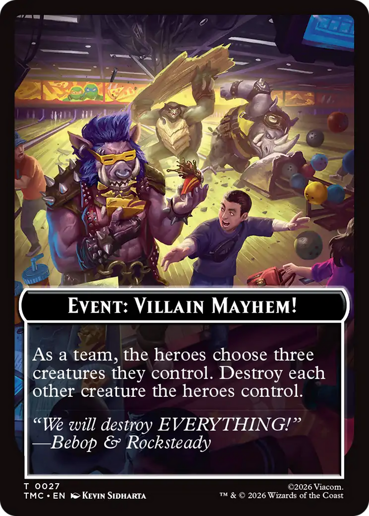 Event: Villain Mayhem! [Teenage Mutant Ninja Turtles Commander Tokens] | Exor Games Summserside
