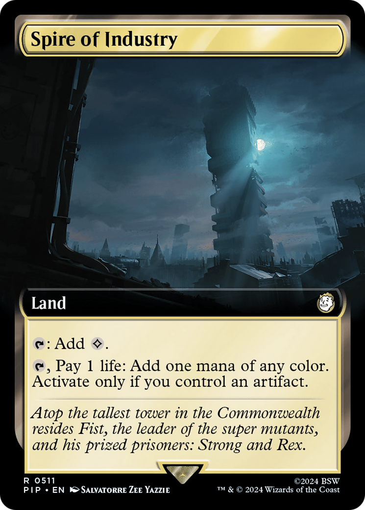 Spire of Industry (Extended Art) [Fallout] | Exor Games Summserside
