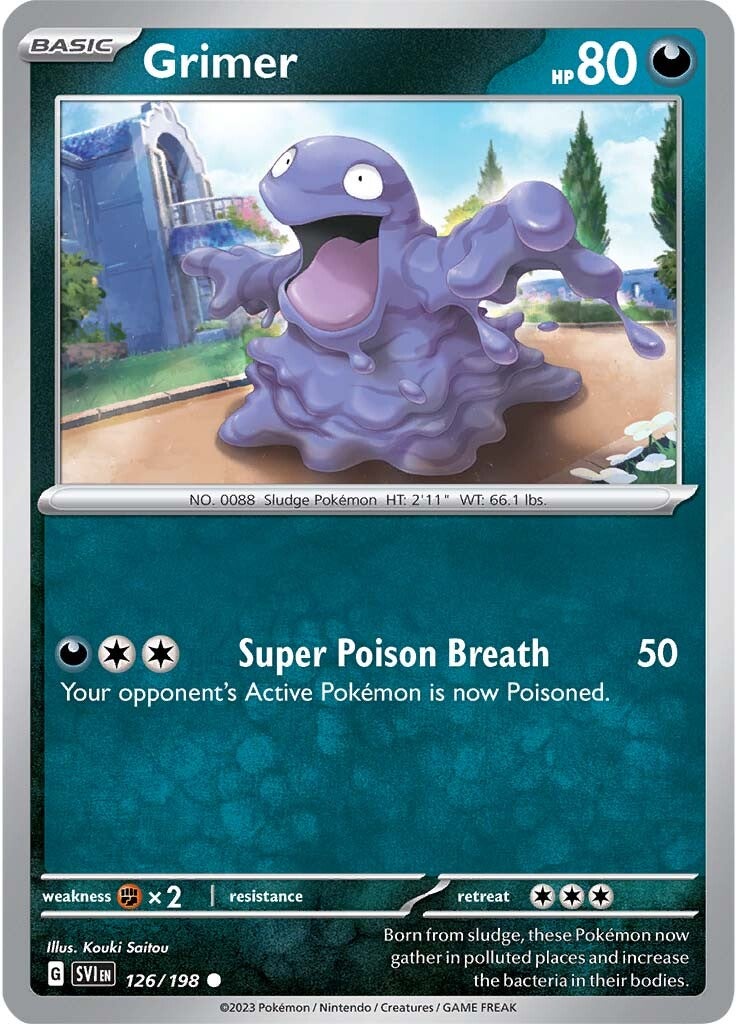 Grimer (126/198) [Scarlet & Violet: Base Set] | Exor Games Summserside