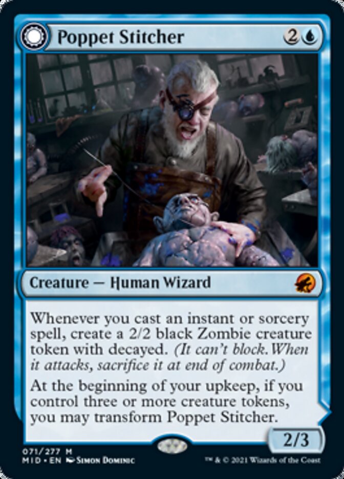 Poppet Stitcher // Poppet Factory [Innistrad: Midnight Hunt] | Exor Games Summserside