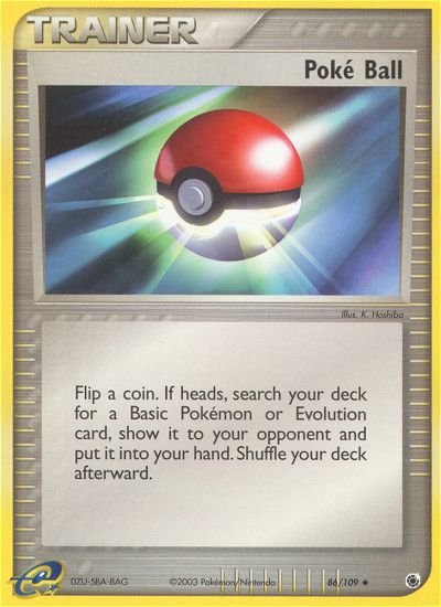 Poke Ball (86/109) [EX: Ruby & Sapphire] | Exor Games Summserside